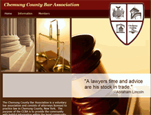 Tablet Screenshot of chemung-county-bar-association.org